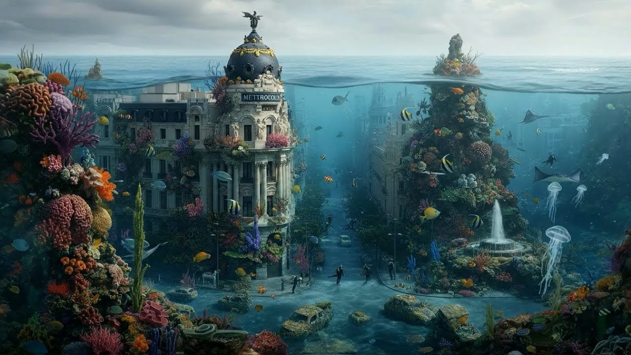 The Silence of the Desert—Deepwater Ruins | 4K Cinematic Ocean Soundtrack