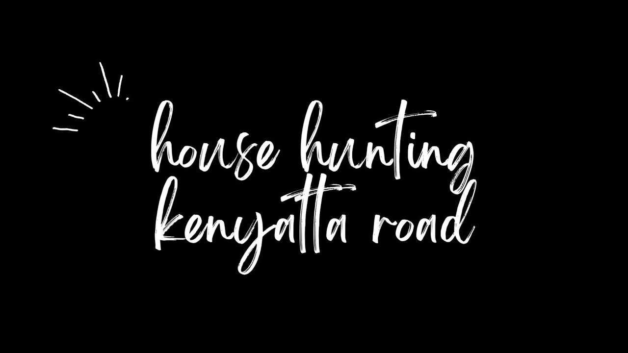 House hunting Kenyatta road bedsitter YouTube