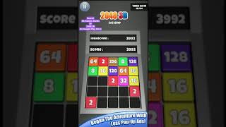 #Shorts || 2048 3D || SS Games.Studio || Mobile Game screenshot 2
