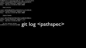 Git log