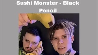 Sushi Monster - Black Pencil