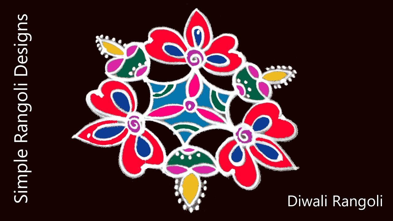 Chukki Diya Rangoli Kolam Designs