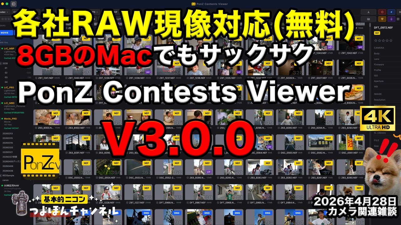 Free RAW image processing viewer 