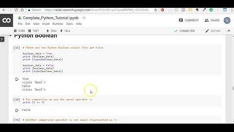 7 - Python Boolean Data Type