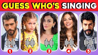 Guess Who Is Singing 🎵🎙️ Elif, Can Yaman, Özge Yağız, Hande Erçel, Özge Gürel, Demet Ozdemir