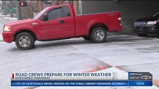 Winter Weather Expected in Northwest Arkansas Sunday, How Road Crews are Prepping