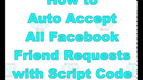 How to Auto Accept Facebook ⓕ Friend Requests at Once - NON SCAM