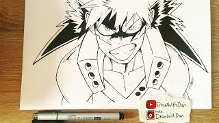 Katsuki Bakugo Drawing - My Hero Academia part 1 (Bakugou Kacchan)