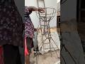 Process of welding armature for sculpture. #armature #welding #metalwork #creativeprocess #sculpture