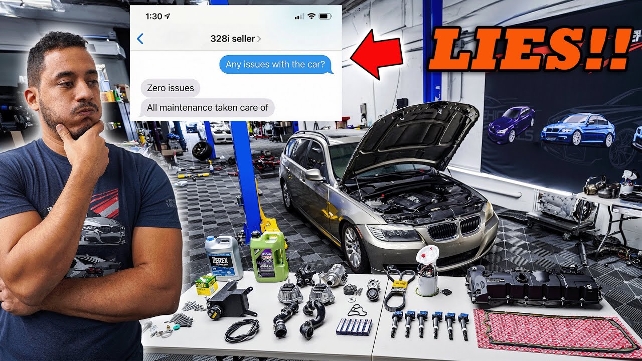 The Seller LIED! My BMW 328i Wagon Needs WAY More Than I Thought (N52 Maintenance)