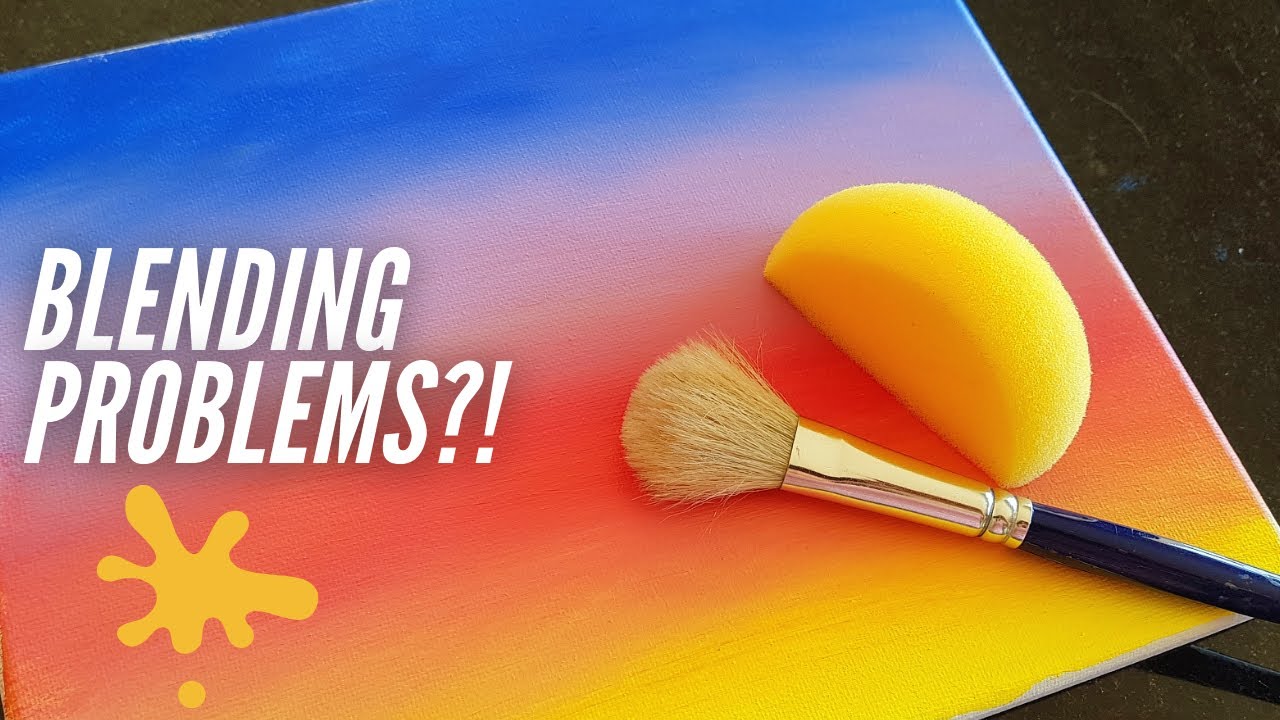 SECRET to BLENDING Acrylic Paint the FUN WAY🎨Tips & Tricks for EASY  Blending👌How to blend acrylics 