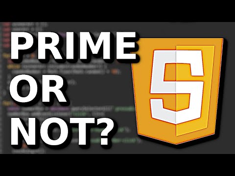 Prime Number or Not? Javascript Program ...