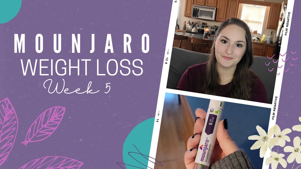 Mounjaro Weight Loss Journey Week 5 5mg Progress Pics Running