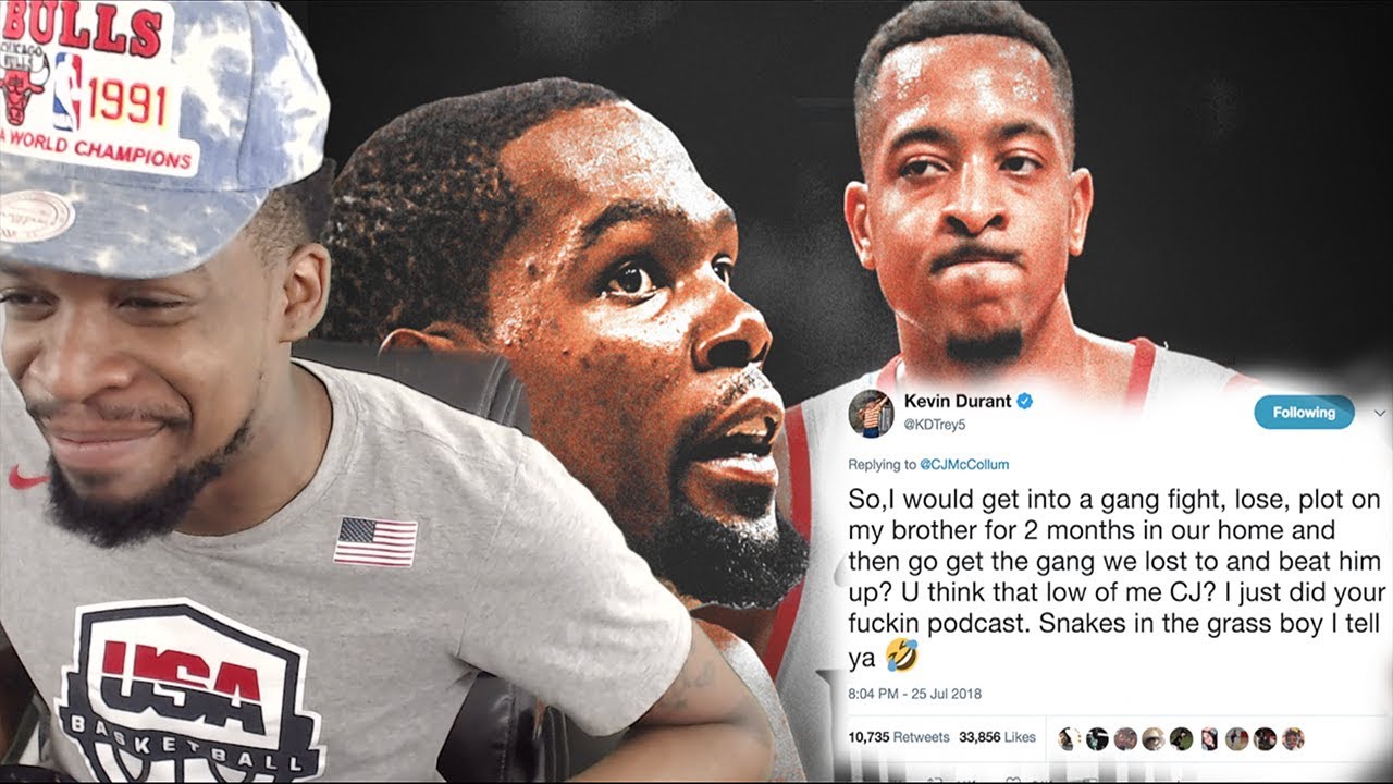 KEVIN DURANT TALKING CRAZY ON CJ MCCOLLUM'S PODCAST @KDTrey5