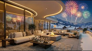 Happy New Year 2026 🎆 Cozy Luxury Apartment with Soft Jazz Music, Crackling Fireplace & Fireworks screenshot 3