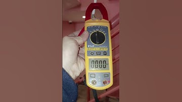 Clamp Meter with NCV Voltage Detector live cable  #electric #tester #home
