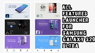 Samsung Galaxy S20 ultra New Launcher.. free screenshot 1