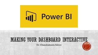 PBI 27  Making your dashboard Interactive Wealth