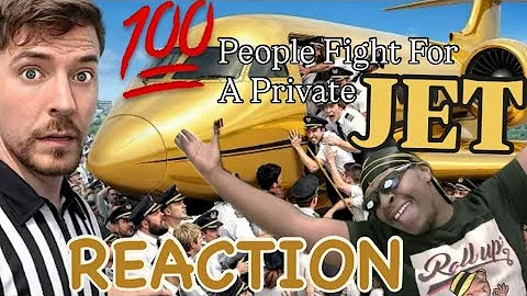 100 Pilots Fight For A Private Jet ((REACTION))