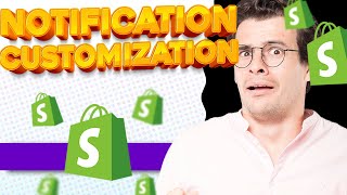 HOW TO MAKE A Shopify WEBSITE? / Store Notification Customization Tutorial For Beginners