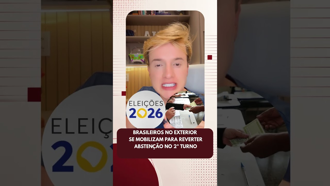 Brasileiros no exterior se mobilizam para reverter abstenção no 2º turno