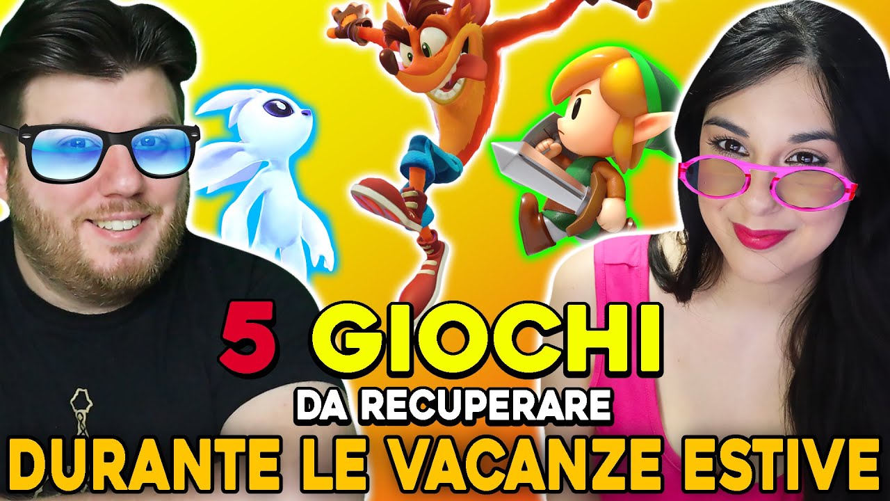 5 GIOCHI da Giocare ASSOLUTAMENTE durante le vacanze ESTIVE 2022 [TOP Gamers Lucky] ps4 xbox switch