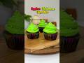 Eggless Christmas Cupcakes Recipe 🌲✨ #shorts #christmas #ytshorts