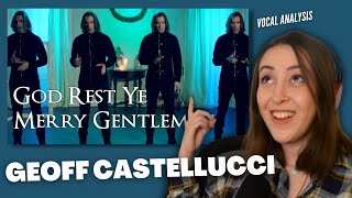 GEOFF CASTELLUCCI God Rest Ye Merry Gentlemen | Vocal Coach Reacts(& Analysis) | Jennifer Glatzhofer