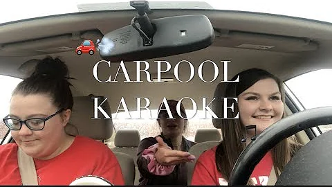 CARPOOL KARAOKE W/ FRIENDS!!