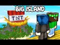 REAGISCO ALLA MIA ISOLA DISTRUTTA nella BIG ISLAND su MINECRAFT!