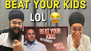 RUSSEL PETERS - BEAT YOUR KIDS | Indian Couple Reaction