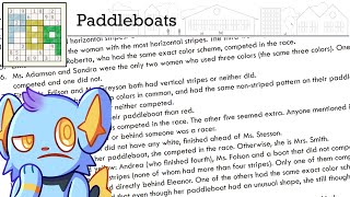 This Was Such A Hard Logic Puzzle... | Paddleboats | Puzzle Boat 9