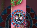 my first lippan art for lord Jagannath ⭕️‼️⭕️#jagannath #lippanart #love #shorts