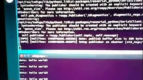 Arduino + ROS on a virtual machine