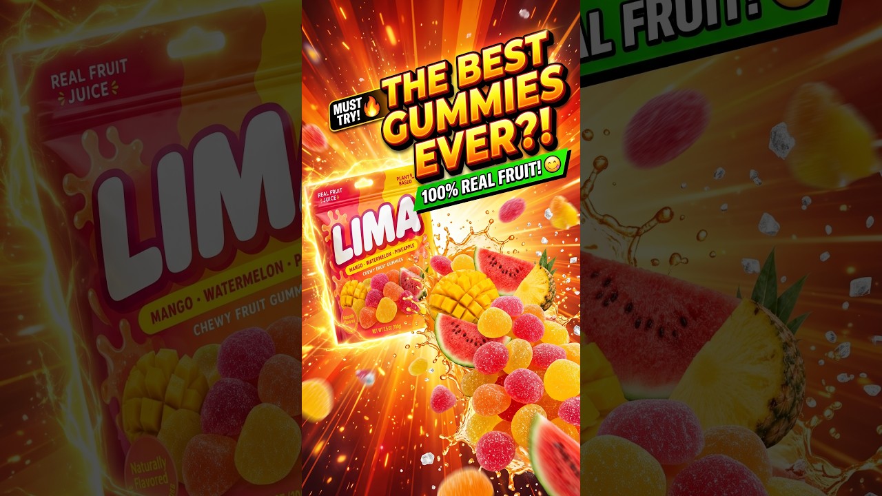 Real Fruit Juice Overload: The Ultimate Candy Dreamland! 🍍🍉 #FruitGummies