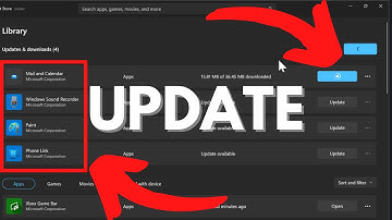 Update Microsoft Store Apps on Windows 11/10 - Update Paint, Notepad, Snipping Tool, Photos & More