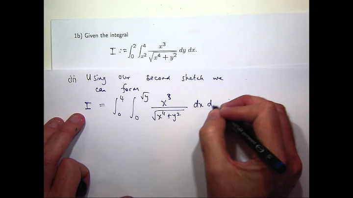 Reversing order: double integrals