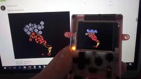 Pokitto particle demo by HomineLudens