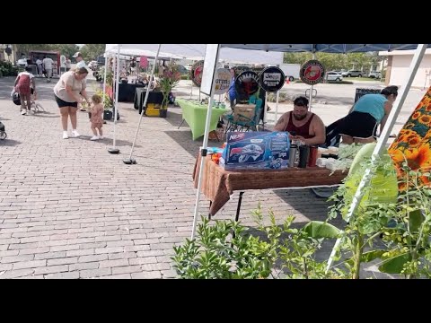 Tour of Historic Downtown Sanford FL Farmers Market