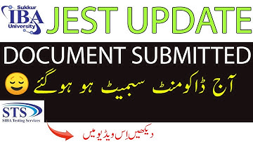 JEST Document Submitted || Siba Testing Service (STS)