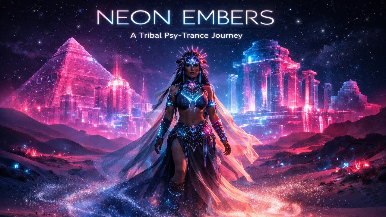 Neon Embers | Melodic Tribal Psy-Trance (Female Vocals) | New Love & Sadness Mix