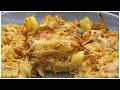 Бюджетный ужин из картофеля и капусты в духовке/Budget dinner of potatoes and cabbage in the oven