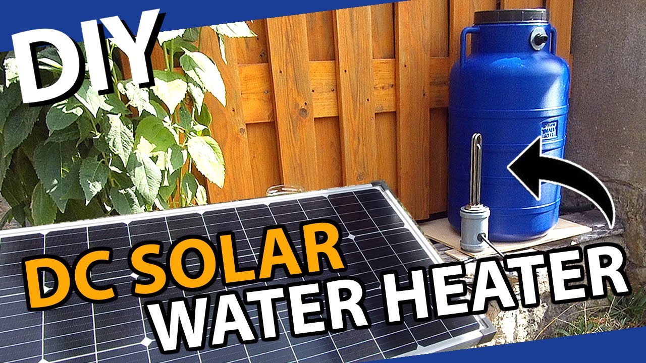 Low budget DC solar water heater ☀️ Free Hot Water