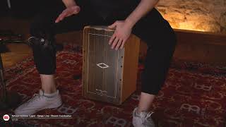 MEINL Percussion - Artisan Edition Cajon, Tango Line, Brown Eucalyptus -  AETLBE