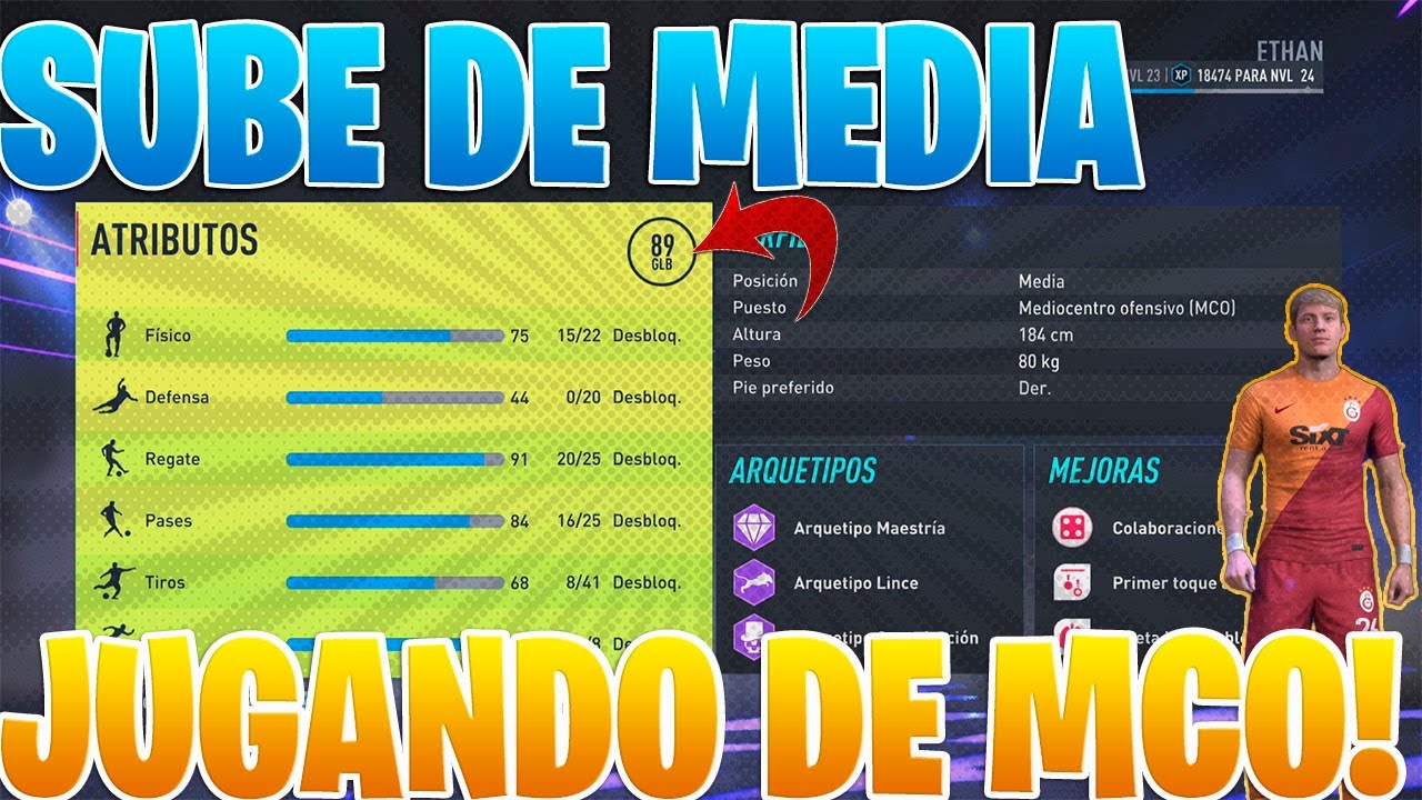 como SUBIR de MEDIA tu EI o ED en el Modo CARRERA JUGADOR FIFA 22 - YouTube