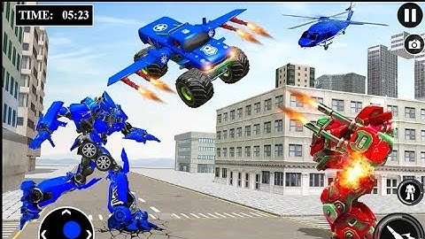 US MILITARY ROBOT TRANSFORM || ANDROID IOS GAMEPLAY | LA LA GAMES