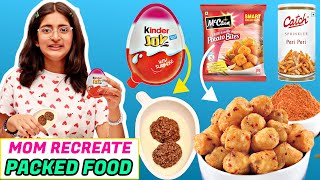 Anantya Tasted My Recreated Packed Food - Instant Kinder Joy / Potato Bites Recipe | CookWithNisha