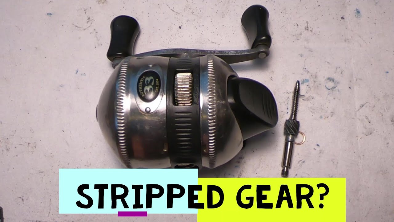 Zebco 33 Stripped Gear Fix 