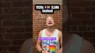 #1920s #queer #slang Seafood #lgbtq #gay #lgbtqhistory #gayhistory #queerhistory #pride