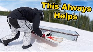 The Struggles of Late Season Snowboarding